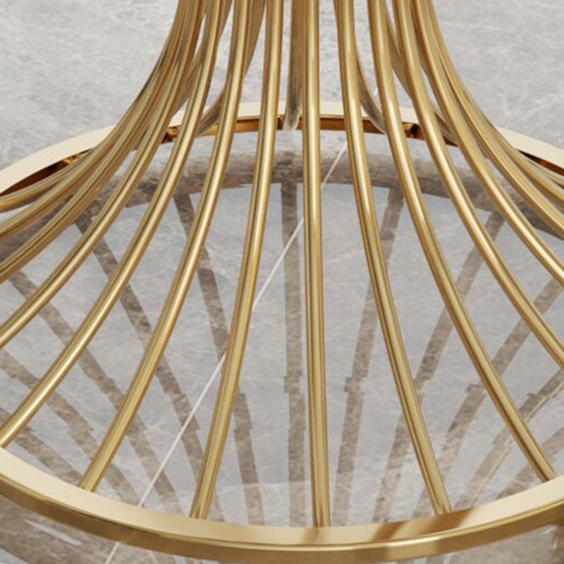 Tavolo da pranzo rotondo in stile moderno tavolo piedistallo in pietra sinterizzato per sala da pranzo