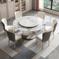 Stone Top Dining Table Round Modern Dining Table with Pedestal Base Clearhalo 'Dining Tables & Seating' 'Dining Tables' 'dining_table' 'furn' 'furn_dining_table' 'Furniture' 'furniture_dining_table' 'Kitchen & Dining Furniture' 'kitchen' 'kitchen_dining_table' 1200x1200_3c073317-e49b-443d-9527-e72a7d4218f5