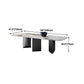 Sintered Stone Modern Rectangle Dining Table White Stone Top Dinette Table for Kitchen Clearhalo ' dining_table' 'Dining Tables & Seating' 'Dining Tables' 'furn' 'furn_dining_table' 'Furniture' 'furniture_dining_table' 'Kitchen & Dining Furniture' 'kitchen&dining_furn' 'kitchen' 'kitchen_dining_table' 1200x1200_3c0be04b-bddf-48d4-ba09-330e6ef6b10f