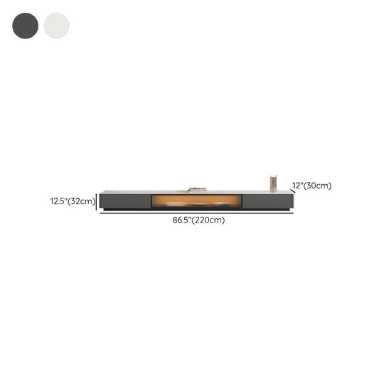 Stone TV Media Console Contemporary TV Console with 2 Drawers Clearhalo 'furn' 'furn_tv_stands_entertainment_centers' 'Furniture' 'Living Room Furniture' 'TV Stands & Entertainment Centers' 'TV Stands & Media Storage Furniture' 'tv_stands_entertainment_centers' 1200x1200_3c0dab8d-9038-487b-9472-f71a4ade4d6c