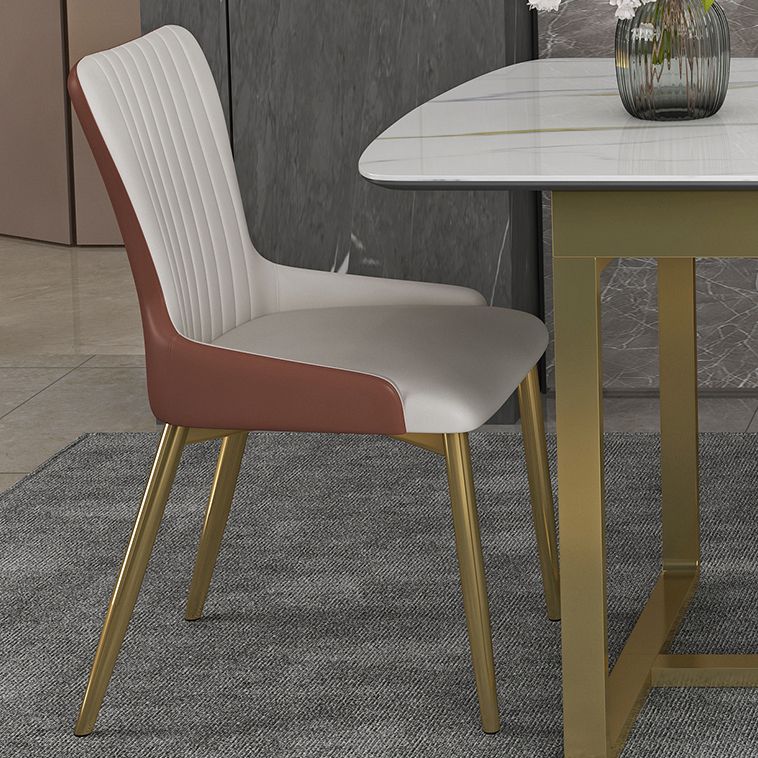 Glam 1/4/5/7 Pieces Scalable Dining Table Set with Sintered Stone Top White Dinette Set Clearhalo 'Dining Room Sets' 'Dining Tables & Seating' 'dining_room_set' 'furn' 'furn_dining_room_set' 'Furniture' 'furniture_dining_room_set' 'Kitchen & Dining Furniture' 'kitchen&dining_furn' 'kitchen' 1200x1200_3c0e5dfc-398f-4abd-87af-bc70fda14a88