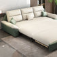 Convertible Sofa Bed Flared Arm Sofa with Pillows with Storage