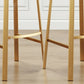 Nordic Armless Backless Counter Stool Iron Cafe Bar Stool with Cushion and Pedal Clearhalo 'Bar Furniture' 'Bar Stools' 'bar_stools' 'furn' 'furn_bar_stools' 'Furniture' 'furniture_bar_stools' 'Kitchen & Dining Furniture' 1200x1200_3c18cba6-54fb-4302-aa0b-dee0a132a57c