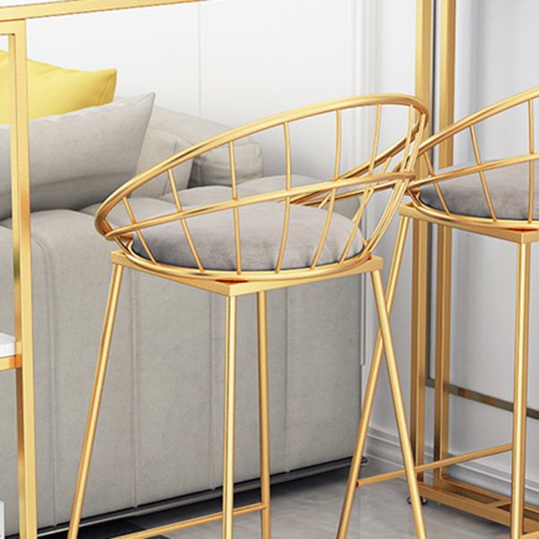 Ensemble de table et de tabourets Glam White et Gold 1/2/3