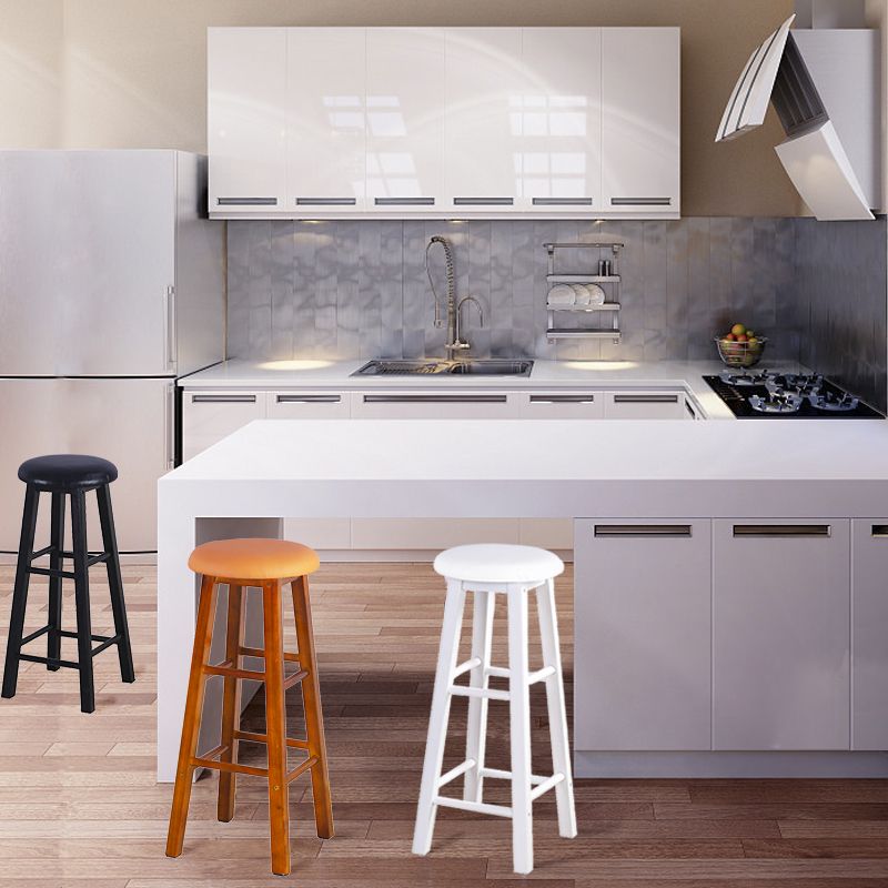 Modern Armless Backless Counter Stool Wood Cashier Bar Stool with Wooden Seat Clearhalo 'Bar Furniture' 'Bar Stools' 'bar_stools' 'furn' 'furn_bar_stools' 'furniture_bar_stools' 'Kitchen & Dining Furniture' 'kitchen&dining_furn' 'kitchen' 'kitchen_furn' Furniture' 1200x1200_3c1c4895-2a81-47a6-8bc3-d85320206af3