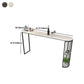 Stone Bar Dining Table Modern Bar Table with Double Pedestal for Balcony Living Room Clearhalo 'Bar Furniture' 'Bar Tables' 'bar_tables' 'furn' 'furn_bar_tables' 'Furniture' 'Kitchen & Dining Furniture' 1200x1200_3c1c7522-3cc1-4d0b-8556-de0a9dba1a4f