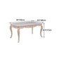 Stone White Dining Table Victorian 4 Legs Table for Dining Room Clearhalo 'Dining Tables & Seating' 'Dining Tables' 'dining_table' 'furn' 'furn_dining_table' 'Furniture' 'Kitchen & Dining Furniture' 1200x1200_3c1d5128-857e-47d9-b0d4-8f3ceee2c5ed