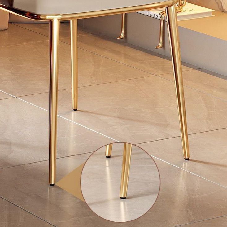 Kitchen Glam Side Chair Metal Legs Open Back Dining Arm Chair Clearhalo 'Dining Chairs' 'Dining Tables & Seating' 'dining_chair' 'furn' 'furn_dining_chair' 'Furniture' 'Kitchen & Dining Furniture' 1200x1200_3c1d62ac-9973-4943-a693-663c85cae61b