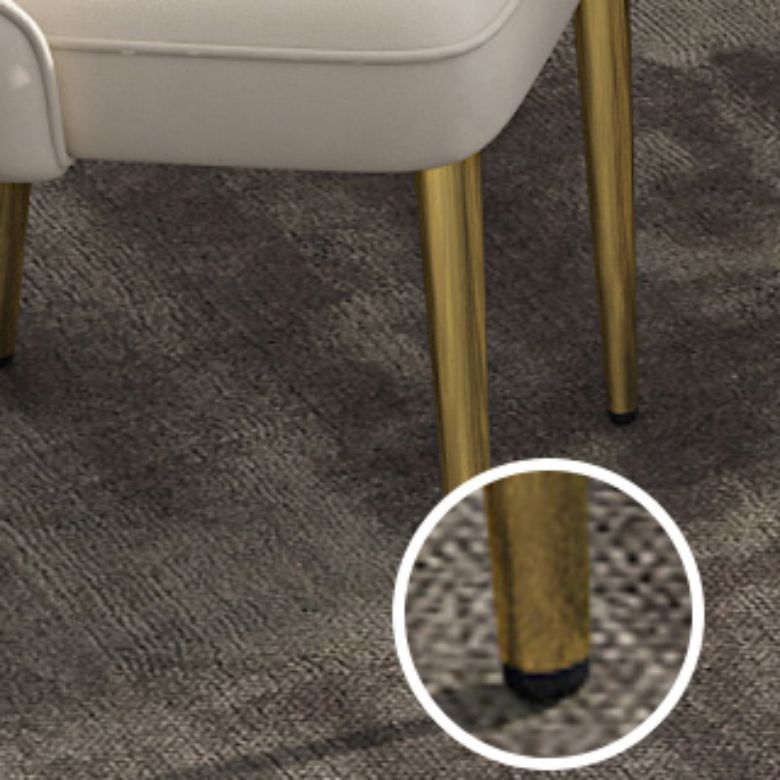 Glam Style Side Chair PU Leather Dining Chair for Living Room Clearhalo 'Dining Chairs' 'Dining Tables & Seating' 'dining_chair' 'furn' 'furn_dining_chair' 'Furniture' 'Kitchen & Dining Furniture' 1200x1200_3c1f7efa-13a2-43f8-81f1-b535bd79b618