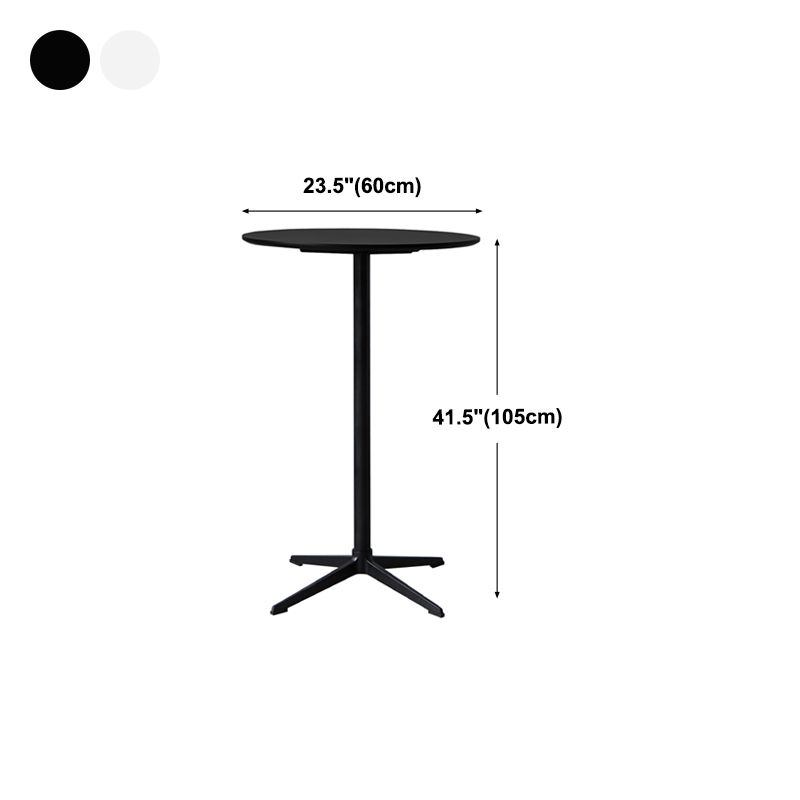 Modern Wood Counter Table with Round Table Top 4-Prong Table - 42" H Clearhalo 'Bar Furniture' 'Bar Tables' 'bar_tables' 'Furniture' 'furniture_bar_tables' 'Kitchen & Dining Furniture' 1200x1200_3c2075ed-3947-48bd-b425-d6faa19d2e89