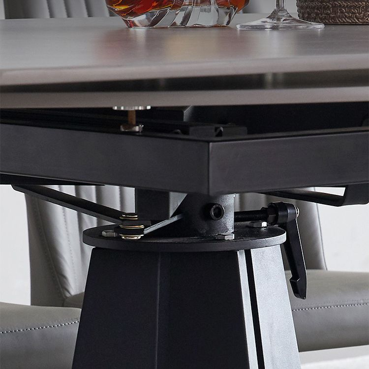 Modern 1/4/5/7 Pieces Dining Sintered Stone Dining Table Set for Kitchen Clearhalo 'Dining Room Sets' 'Dining Tables & Seating' 'dining_room_set' 'furn' 'furn_dining_room_set' 'Furniture' 'furniture_dining_room_set' 'Kitchen & Dining Furniture' 'kitchen&dining_furn' 'kitchen' 1200x1200_3c22abeb-848a-4183-abd4-f23f8a2dc804