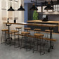 Modern Pub Height Dining Table Iron Solid Wood Pub Table for Patio Clearhalo 'Bar Furniture' 'Bar Tables' 'bar_tables' 'furn' 'furn_bar_tables' 'Furniture' 'Kitchen & Dining Furniture' 1200x1200_3c234564-e7e6-445e-beb0-f11456e8e184