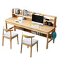 Contemporary Rectangular Solid Wood Writing Desk 3 Drawers H-shape Base Computer Desk Clearhalo 'furn' 'furn_office_desk' 'Furniture' 'Office Desks' 'Office Furniture' 'office_desk' 1200x1200_3c259981-7aeb-4257-ac5a-0194f946ddaf
