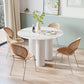 Contemporary Style Round 3 Legs Dining Table Stone Home Furniture for Indoor Clearhalo ' dining_table' 'Dining Tables & Seating' 'Dining Tables' 'furn' 'furn_dining_table' 'Furniture' 'furniture_dining_table' 'Kitchen & Dining Furniture' 'kitchen&dining_furn' 'kitchen' 'kitchen_dining_table' 1200x1200_3c2832d7-7169-4834-b292-9747e17a6d59