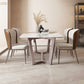 Nordic 1/4/5/7 Pieces Rectangle Dining Set with Sintered Stone Table Furniture Clearhalo 'Dining Room Sets' 'Dining Tables & Seating' 'dining_room_set' 'furn' 'furn_dining_room_set' 'Furniture' 'furniture_dining_room_set' 'Kitchen & Dining Furniture' 'kitchen&dining_furn' 'kitchen' 1200x1200_3c28bb2b-7995-452b-9832-5f1e83a4b52e