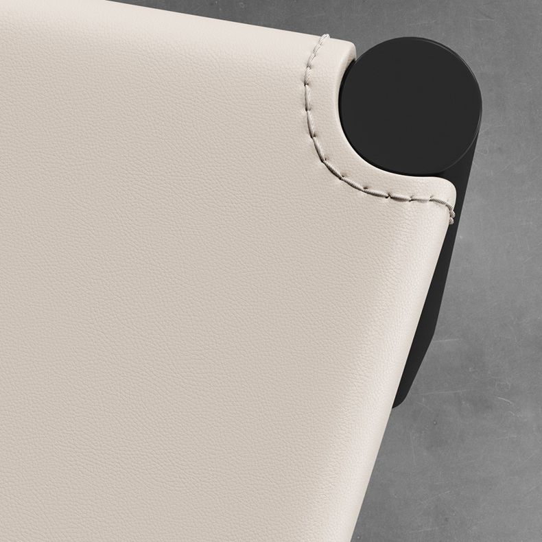 Contemporary Metal Dining Armless Chairs Leather Dining Chairs for Restaurant Clearhalo ' kitchen&dining_furn' 'Dining Chairs' 'Dining Tables & Seating' 'dining_chair' 'furn' 'furn_dining_chair' 'Furniture' 'furniture_dining_chair' 'Kitchen & Dining Furniture' 'kitchen' 1200x1200_3c292895-f6af-4367-baec-4d28b39179d5