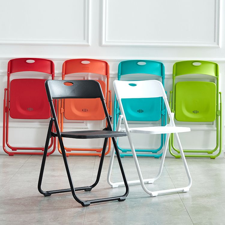 Modern Indoor-Outdoor Metal Chair Armless Open Back Folding Dining Side Chair Clearhalo ' kitchen&dining_furn' 'Dining Chairs' 'Dining Tables & Seating' 'dining_chair' 'furn' 'furn_dining_chair' 'Furniture' 'furniture_dining_chair' 'Kitchen & Dining Furniture' 'kitchen' 1200x1200_3c2985d8-f77e-40fa-b4d3-6021fd43e248