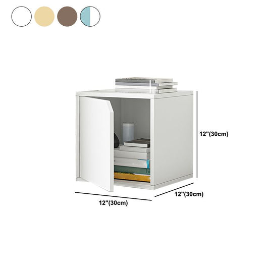 Scandinavian Standard Book Shelf 11.8" W Wood Bookcase for Home