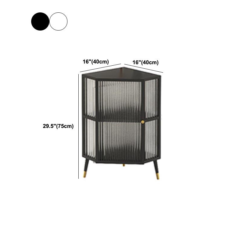 Rack de bouteille à vin de sol en métal.