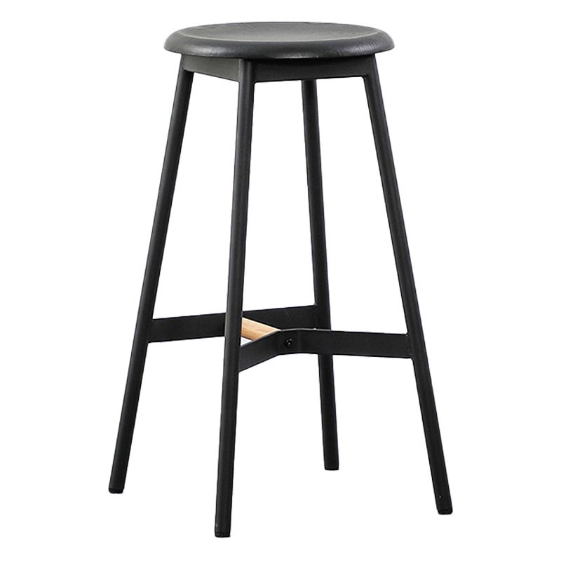 Modern Style Round Bar-stool Metal Counter Bar Stool for Restaurant Clearhalo 'Bar Furniture' 'Bar Stools' 'bar_stools' 'furn' 'furn_bar_stools' 'Furniture' 'furniture_bar_stools' 'Kitchen & Dining Furniture' 1200x1200_3c2c4d18-95c8-492c-88e4-1dcc23d898cb