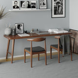 Bureau de bureau contemporain Bois massif 29.53 "TEL