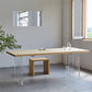Pine Wood Top Dining Table Contemporary Rectangle Dining Table with Double Pedestal Base Clearhalo ' dining_table' 'Dining Tables & Seating' 'Dining Tables' 'furn' 'furn_dining_table' 'Furniture' 'furniture_dining_table' 'Kitchen & Dining Furniture' 'kitchen&dining_furn' 'kitchen' 'kitchen_dining_table' 1200x1200_3c2cd5eb-a8c8-4cf8-b6bf-d28f8d50894a