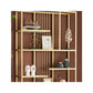 Industrial Open Etagere Bookshelf Iron Frame Manufactured Wood Shelf Bookshelf Clearhalo 'Bookcases' 'furn' 'furn_bookcases' 'Furniture' 'furniture_bookcases' 'kitchen' 'kitchen_bookcases' 'Living Room Furniture' 'Office Furniture' 1200x1200_3c316868-3c5e-474b-acc4-3500ce5e21fb