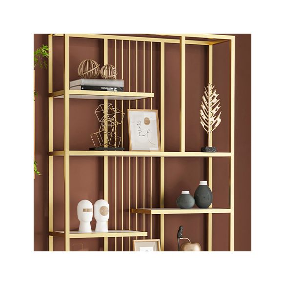 Industrial Open Etagere Bookshelf Iron Frame Manufactured Wood Shelf Bookshelf Clearhalo 'Bookcases' 'furn' 'furn_bookcases' 'Furniture' 'furniture_bookcases' 'kitchen' 'kitchen_bookcases' 'Living Room Furniture' 'Office Furniture' 1200x1200_3c316868-3c5e-474b-acc4-3500ce5e21fb