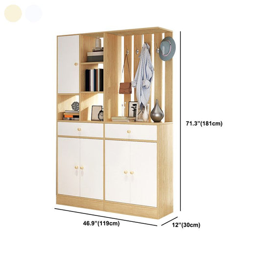 Modern Standard Shelf 11.81-inch Wide Floor Open Bookcase for Living Room