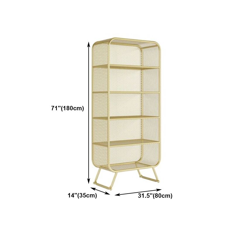 Modern Closed Bookshelf Metal Standard Bookcase With Rectangular Shelves Clearhalo 'Bookcases' 'furn' 'furn_bookcases' 'Furniture' 'furniture_bookcases' 'Office Furniture' 1200x1200_3c32f3a4-1f16-4f3c-8683-36886a3c9802