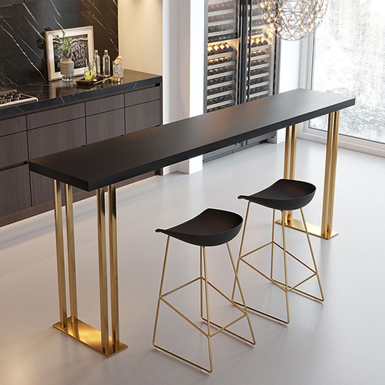 Indoor Contemporary Bar Dining Table Rectangle Wooden Bar Table Clearhalo 'Bar Furniture' 'Bar Tables' 'bar_tables' 'furn' 'furn_bar_tables' 'Furniture' 'Kitchen & Dining Furniture' 1200x1200_3c3463d6-1019-4d3e-87bc-59db867414bf