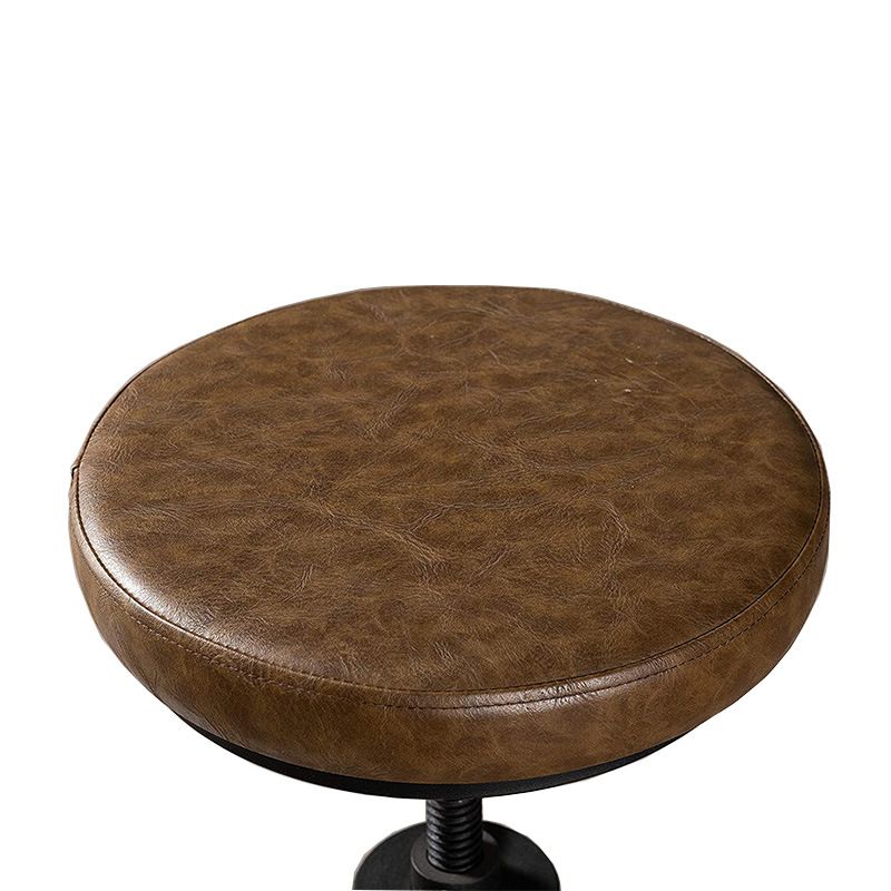 Industrial Metal Counter Height Stools Adjustable Bar Stool for Indoor Clearhalo 'Bar Furniture' 'Bar Stools' 'bar_stools' 'furn' 'furn_bar_stools' 'Furniture' 'Kitchen & Dining Furniture' 1200x1200_3c348c6a-8cd9-4384-b51d-6a348d7849f7