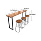 Modern Solid Wood Pub/Bar Table Sled Natural Balcony Bar Dining Table, Only Table Clearhalo 'Bar Furniture' 'Bar Tables' 'bar_tables' 'furn' 'furn_bar_tables' 'Furniture' 'furniture_bar_tables' 'Kitchen & Dining Furniture' 1200x1200_3c35bba1-ccda-4fc0-ac1c-d8a9ce1f6d88