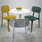 Scandinavian Stackable Dining Side Chair Plastic Armless Dining Chairs