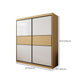 Wooden Wardrobe Armoire with Drawer Modern Wardrobe Closet - 63"L x 23.6"W x 82.9"H Clearhalo 'Armoires & Wardrobes' 'armoires_wardrobes' 'Bedroom Furniture' 'furn' 'furn_armoires_wardrobes' 'Furniture' 1200x1200_3c390b9f-062c-4369-a373-f9a18a8330a1