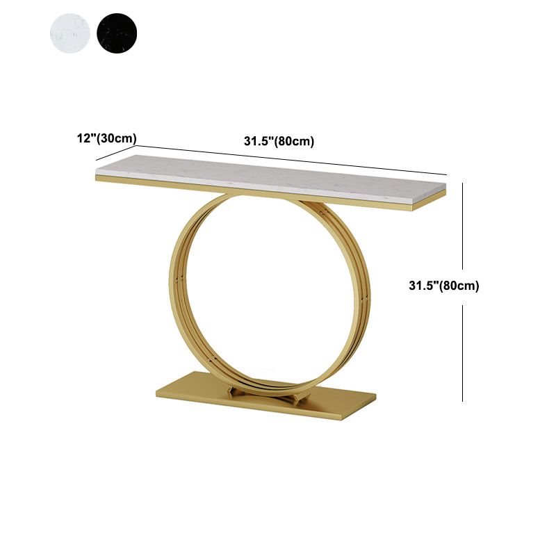 Tavolo da divano console di ferro moderno tavolo da fine marmo rettangolo per sala