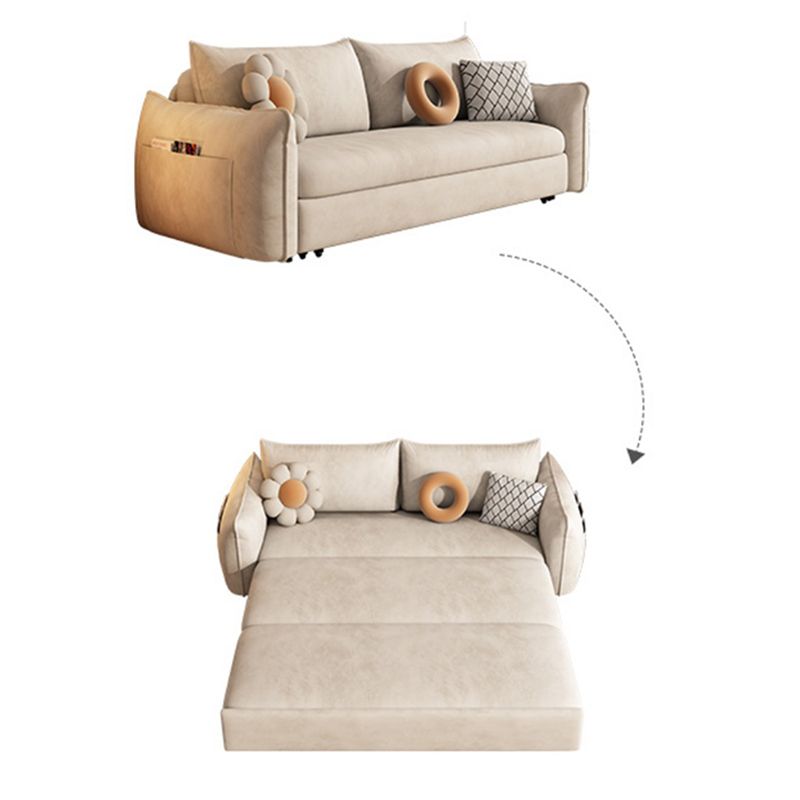 Divano per dormiente futon scandinavo divano convertibile bianco per soggiorno