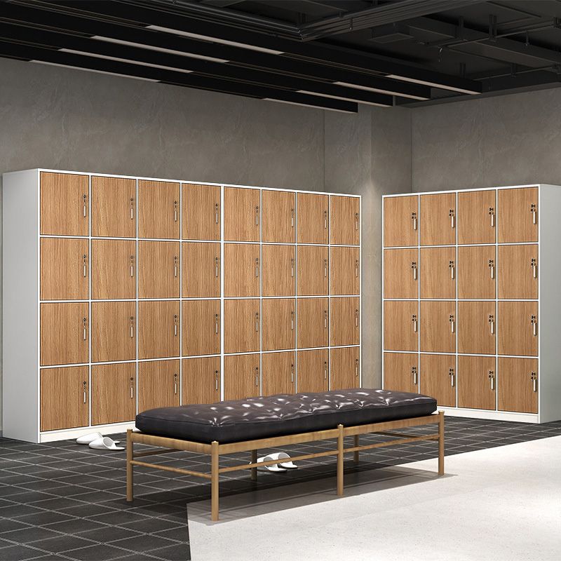 Armoire de rangement en bois fabriqué armoire intérieure contemporaine avec porte à charnière