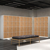 Armoire de rangement en bois fabriqué armoire intérieure contemporaine avec porte à charnière