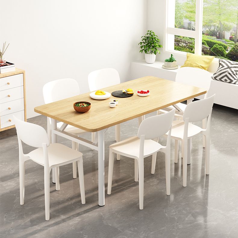 Nordic Backrest Stackable Acrylic Chair with Acrylic Legs for Dining Room Clearhalo 'Dining Chairs' 'Dining Tables & Seating' 'dining_chair' 'furn' 'furn_dining_chair' 'Furniture' 'Kitchen & Dining Furniture' 1200x1200_3c3af010-f87c-465f-936c-822eccb69c66