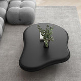 Nordic Cloud-Shaped Coffee Table Solid Wood 4 Legs Cocktail Table