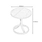 Modern Faux Marble Top End Table 21.6 "Tall Pedestal End Table Clearhalo 'Coffee & Accent Tables' 'End & Side Tables' 'end_side_table' 'end_side_tables' 'furn' 'furn_end_side_tables' 'Furniture' 'furniture_end_side_table' 'Living Room Furniture' 1200x1200_3c3f5cde-0aae-4498-8ca7-a10016d6d617