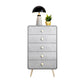 Glam Kommode aus Holz mit 3/4/5 Schubladen
