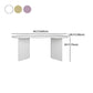 Free Form Solid Wood Dining Table Double Pedestal Furniture in Matte Finish Clearhalo 'Dining Tables & Seating' 'Dining Tables' 'dining_table' 'furn' 'furn_dining_table' 'Furniture' 'furniture_dining_table' 'Kitchen & Dining Furniture' 'kitchen' 'kitchen_dining_table' 1200x1200_3c406af8-cd35-4f86-8e22-4e5c142514f3