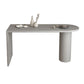 Mesa de bar de madera interior Mesa de altura de barra de pedestal doble industrial