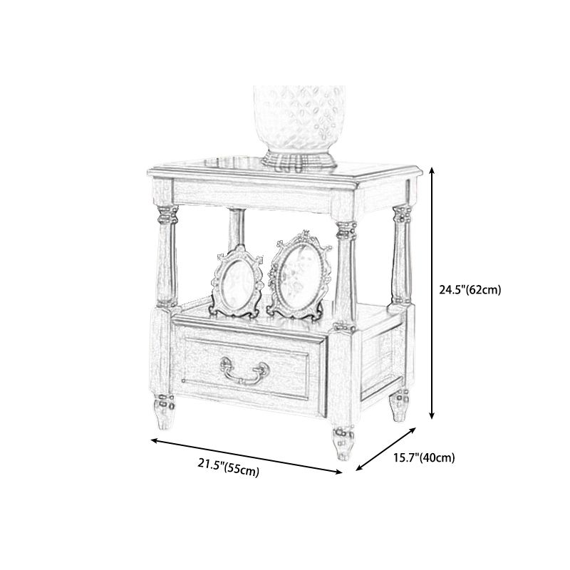Traditional Ashwood Side End Table Lacquered Sofa End Table for Living Room Clearhalo 'Coffee & Accent Tables' 'End & Side Tables' 'end_side_table' 'end_side_tables' 'furn' 'furn_end_side_tables' 'Furniture' 'furniture_end_side_table' 'Living Room Furniture' 1200x1200_3c41f8c5-e8a7-492e-9359-37338e1d7b2c