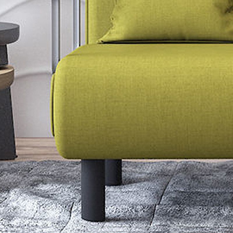 Convertible Accent chair Square Arms Velvet Convertible Chair with Basic Four Leg Clearhalo 'Accent Chairs' 'accent_chairs' 'Chairs & Seating' 'furn' 'furn_accent_chairs' 'Furniture' 'Living Room Furniture' 1200x1200_3c422c7b-0bea-4821-9de8-b688e11ab076