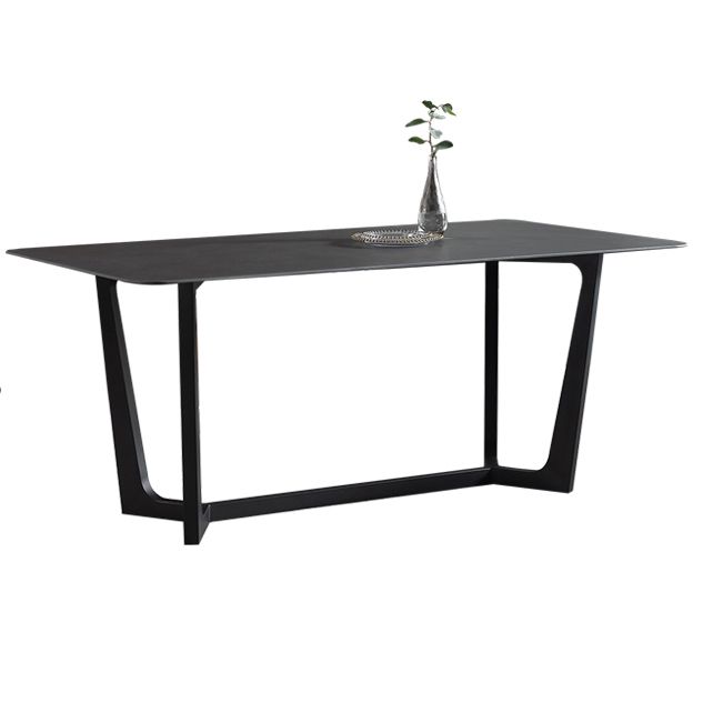 Modern 1/2/3/5 Pieces Dinette Set with Black Sintered Stone Top Rectangle Dining Table Set Clearhalo 'Dining Room Sets' 'Dining Tables & Seating' 'dining_room_set' 'furn' 'furn_dining_room_set' 'Furniture' 'furniture_dining_room_set' 'Kitchen & Dining Furniture' 1200x1200_3c44be5b-7ce4-4bf6-8d72-0dfa9047c518