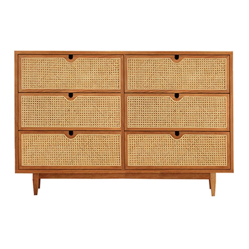 Gabinetto di sideboard del soggiorno rattan mobile moderno server buffet con cassetto