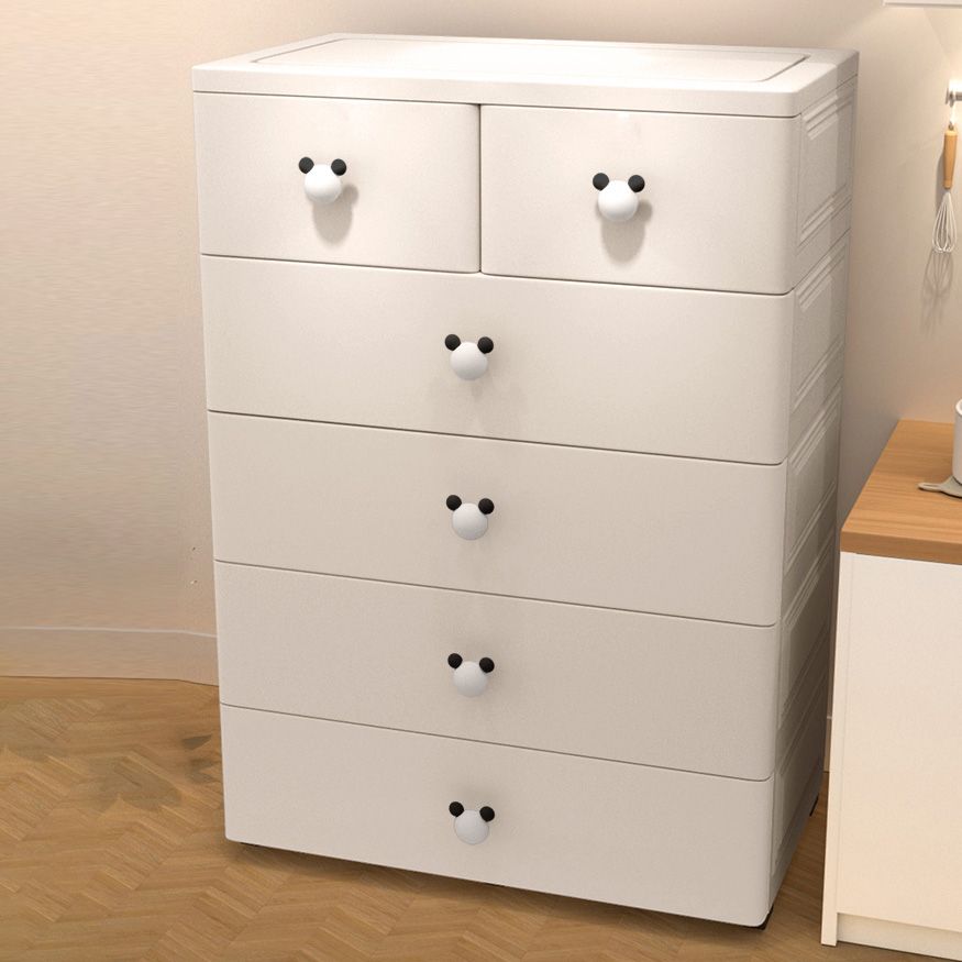 Acabado mate de plástico gabinete de almacenamiento moderno no colgante con cajones